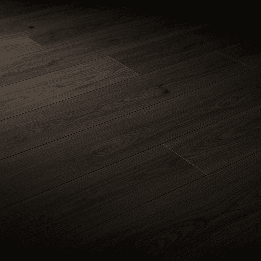Luxury vinyl flooring with wood-look finish detail