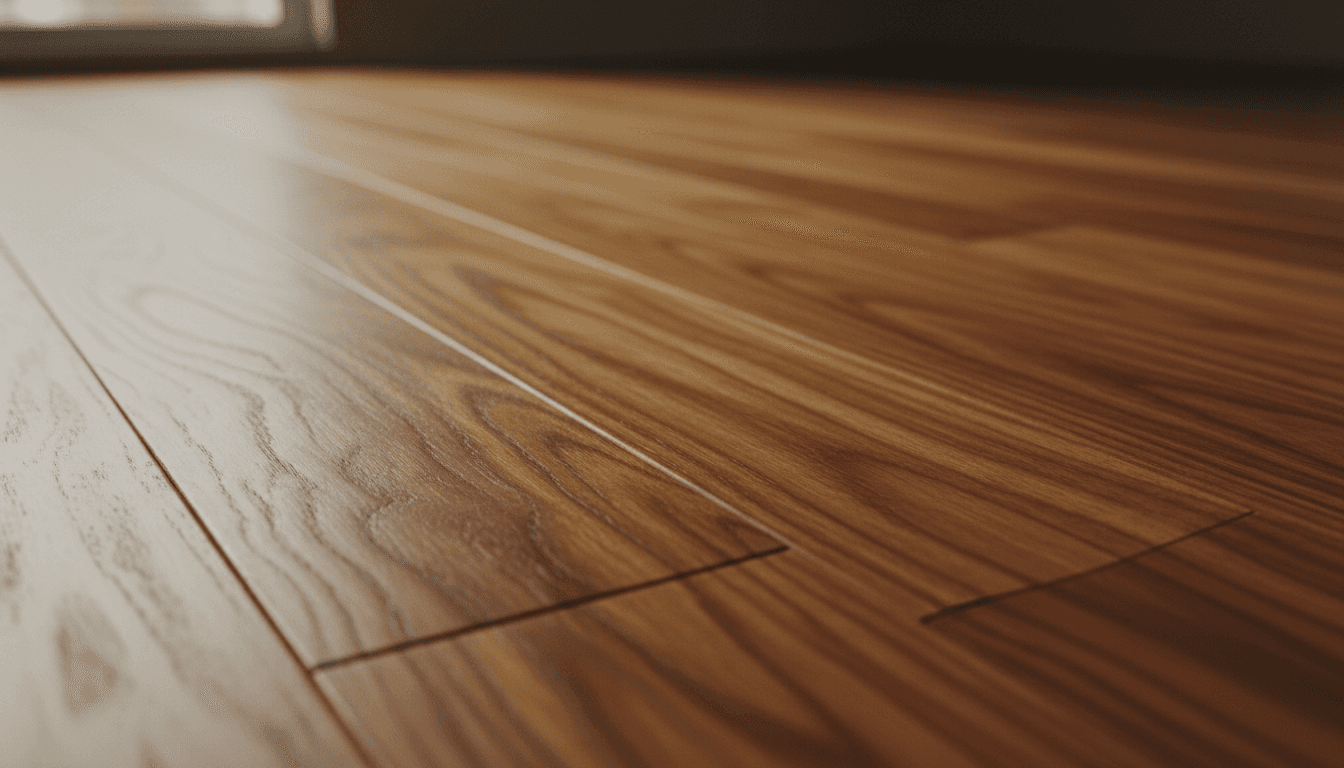 High-quality hardwood flooring installation with clean finish and professional craftsmanship